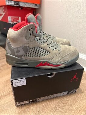 Air Jordan v 5 retro camo size 9